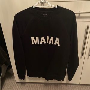 Mama sweatshirt brunette the label